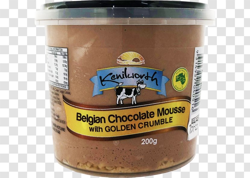 Chocolate Mousse Peanut Butter Flavor Transparent PNG
