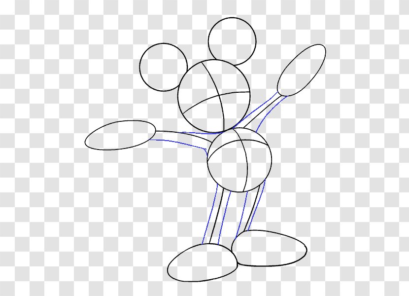 Mickey Mouse Minnie Drawing Painting Sketch - Artwork Transparent PNG