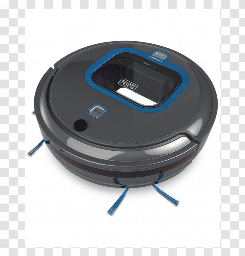 Robotic Vacuum Cleaner Black & Decker HRV425 PET BLACK+DECKER HRV425BL LED Smartech - Robot Transparent PNG