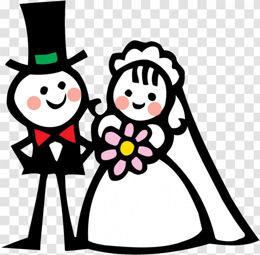 Marriage Cartoon Romance - Significant Other - Romantic Wedding Transparent PNG