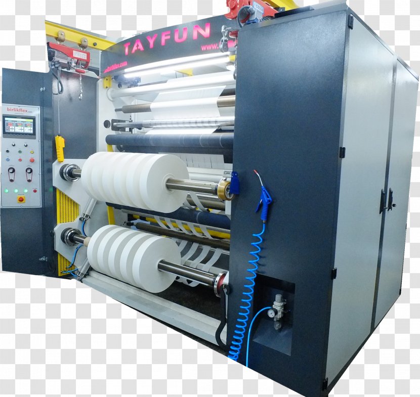 Machine BİRLİKFLEX MAKİNA İMALAT VE PAZARLAMA SAN. TİC. AŞ. Paper Flexography Printing Press - Offset Transparent PNG