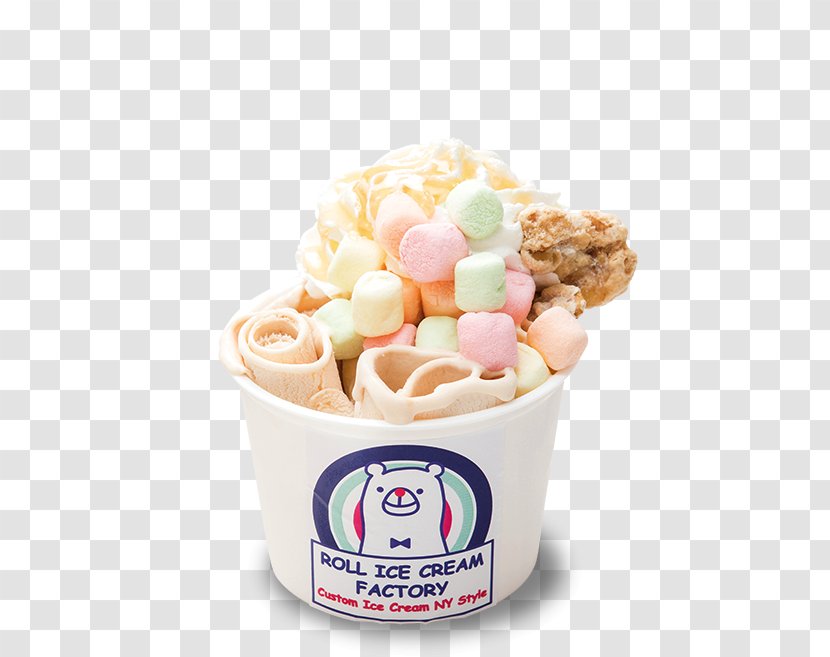 Sundae Roll Ice Cream Factory Frozen Yogurt Flavor Transparent PNG