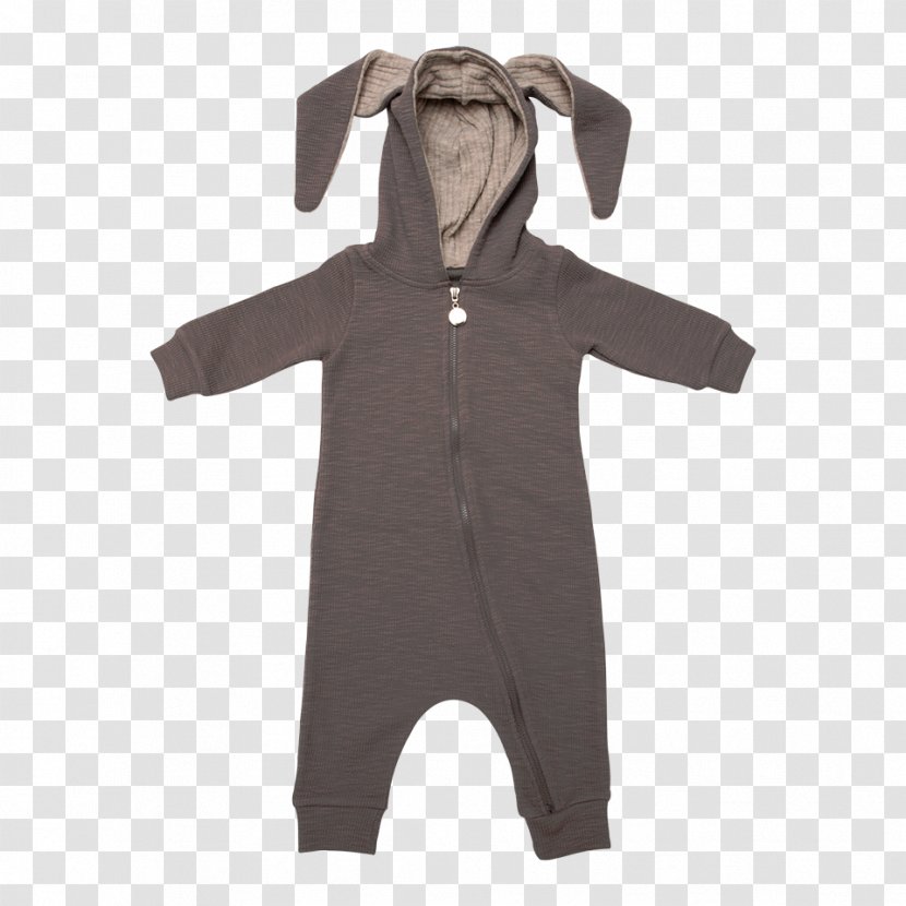 European Rabbit Boilersuit Jumpsuit - Gray Transparent PNG