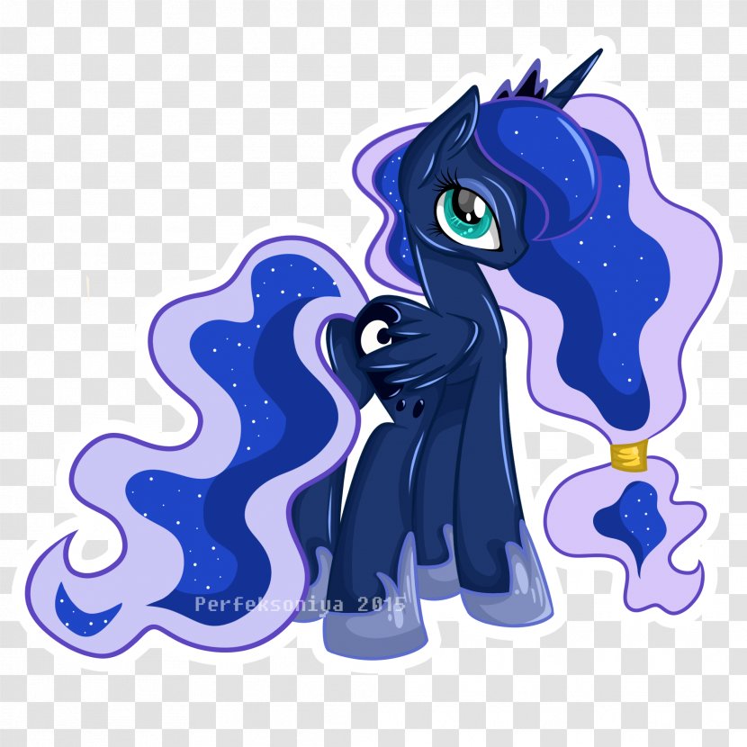 Horse Cobalt Blue Cartoon - Legendary Creature Transparent PNG