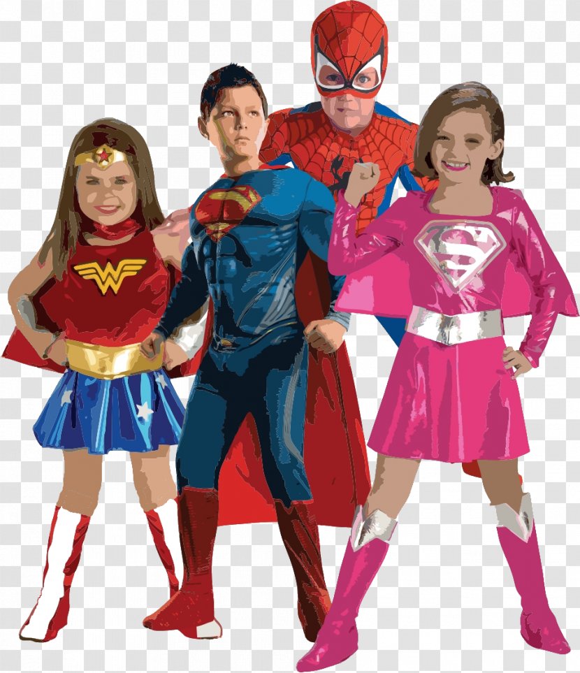 God Costume Toddler Family Superhero - Magenta Transparent PNG