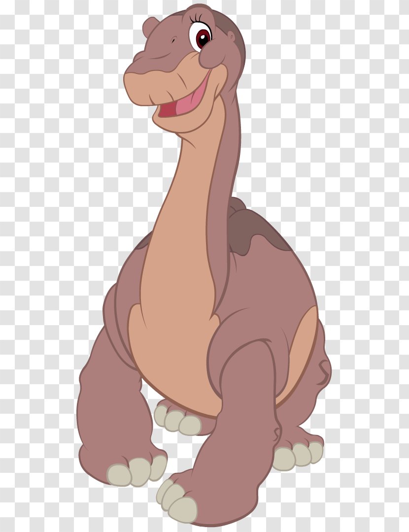 Ducky YouTube Petrie The Land Before Time Character - Watercolor - Foot Transparent PNG