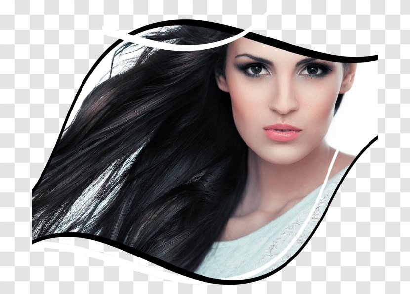 Hair Coloring Black Hairstyle Beauty Parlour - Straightening Transparent PNG