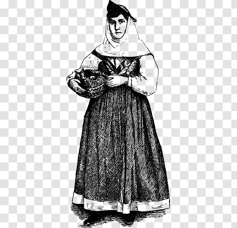 Drawing Clip Art - Costume - 19th Century Transparent PNG