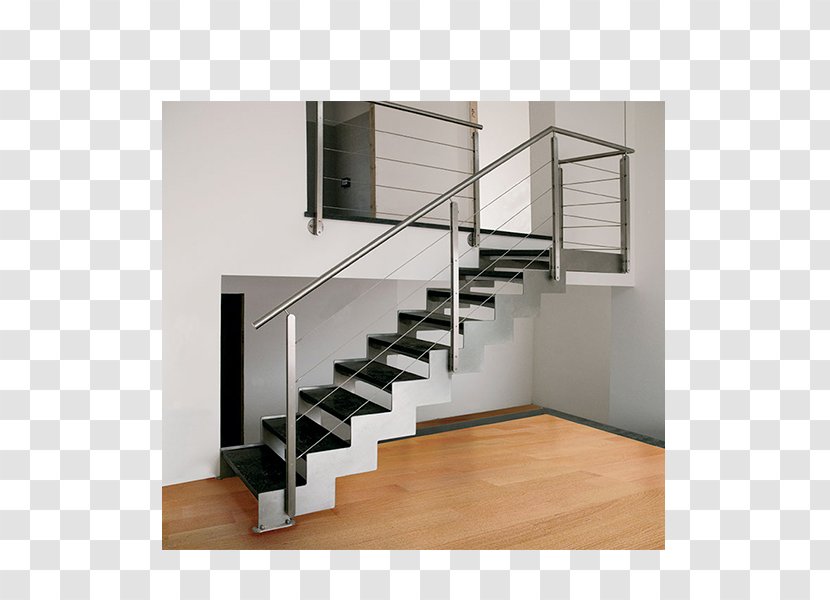 Staircases Guard Rail Handrail Stainless Steel Wrought Iron - Forging - Glass Transparent PNG