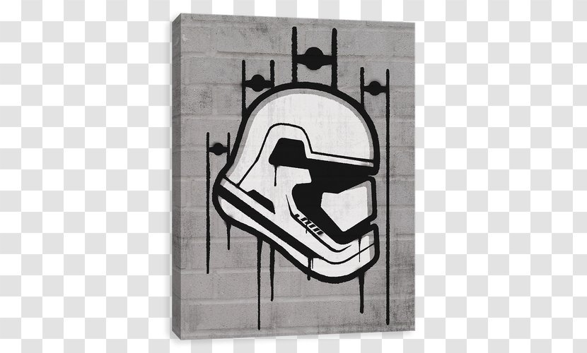 Stormtrooper Drawing Star Wars Day Graffiti - Stencil Transparent PNG