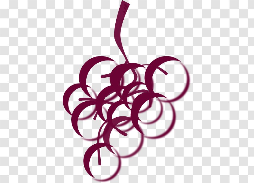 Common Grape Vine Wine Clip Art - Red Grapes Cliparts Transparent PNG