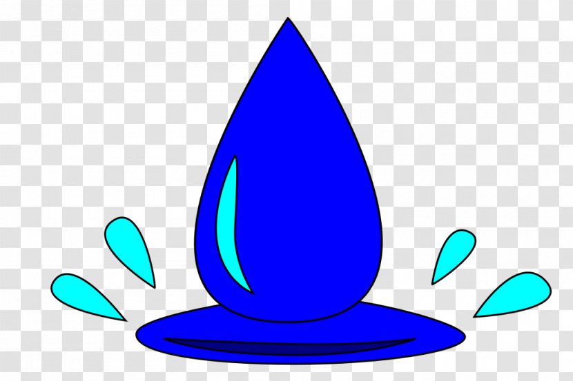 Drop Water Clip Art - Wikimedia Commons - Picture Of A Droplet Transparent PNG