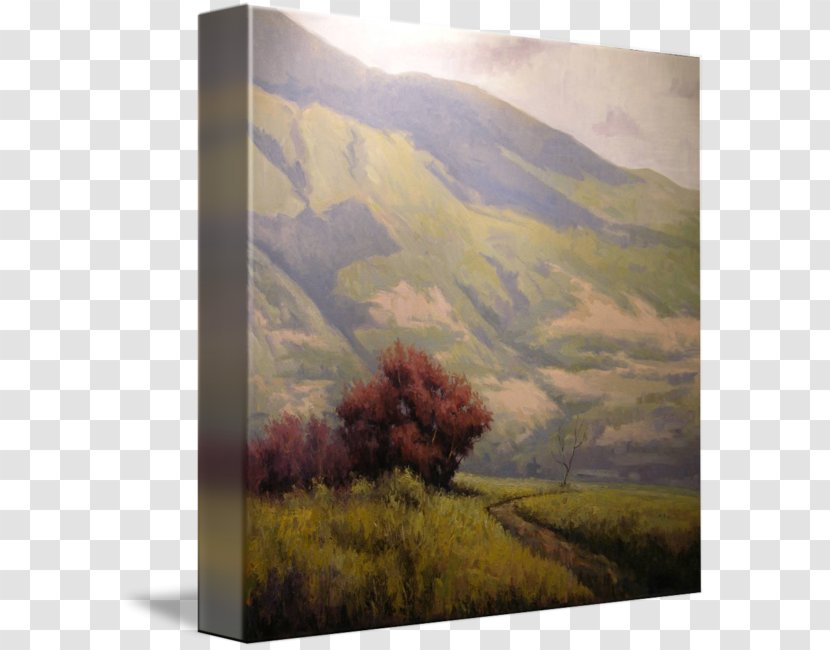 Painting Lake District Gallery Wrap Canvas Art - Highland - Shadow Mountain Transparent PNG