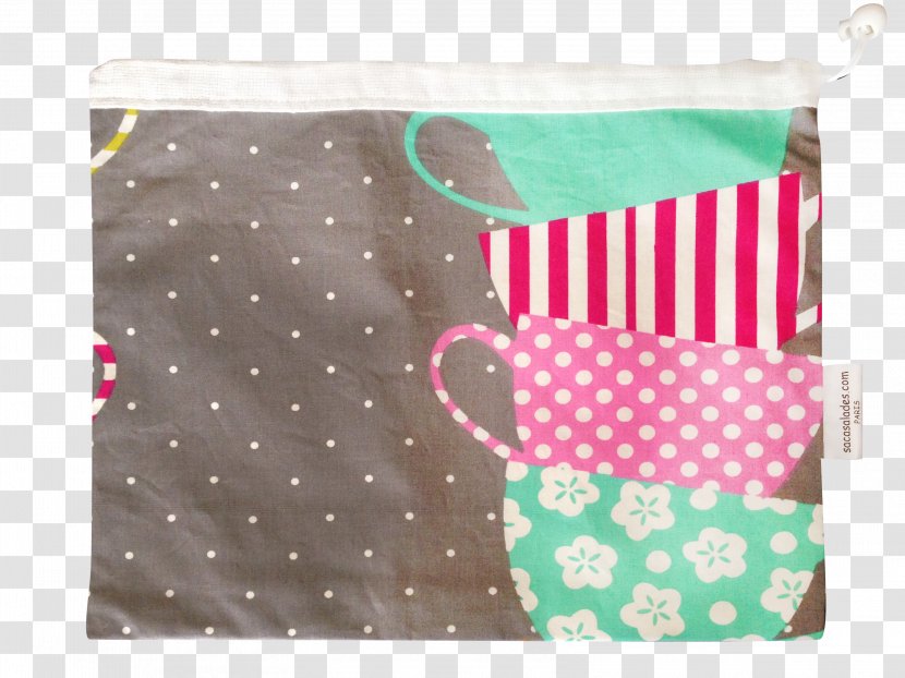 Polka Dot Patchwork Textile Pink M - Green - SABZI Transparent PNG