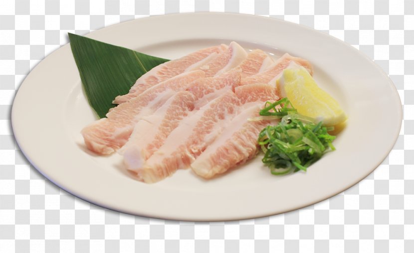Sashimi Domestic Pig Pork Jowl Meat - Tree Transparent PNG