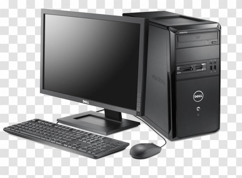 Dell Vostro Laptop Desktop Computers - Computer Pc Transparent PNG