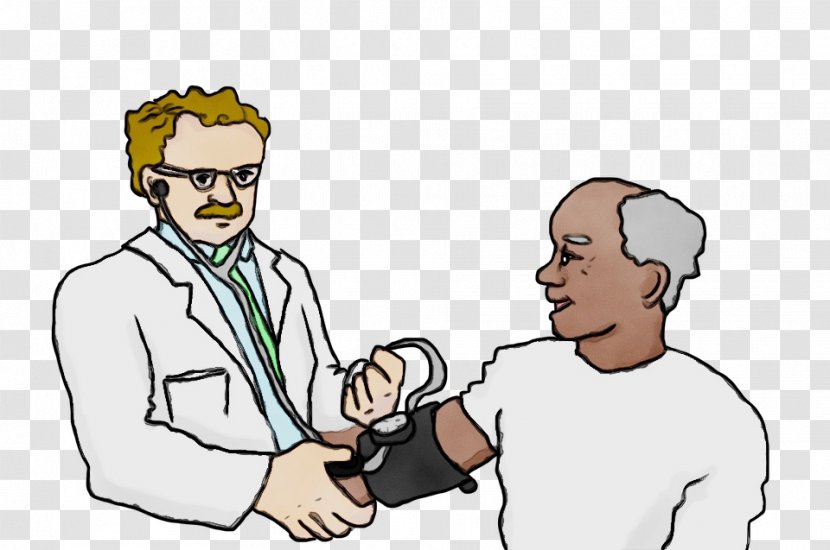 Cartoon Arm Conversation Gesture Physician - Fictional Character Transparent PNG