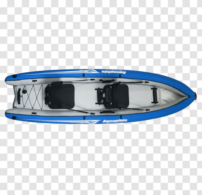 Boat Sea Kayak Inflatable Fishing - Electric Blue Transparent PNG