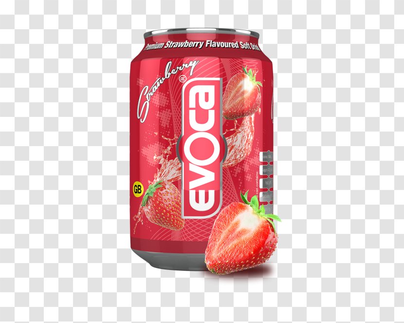 Strawberry Juice Fizzy Drinks Evoca Cola - Business - Soft Drink Can Transparent PNG