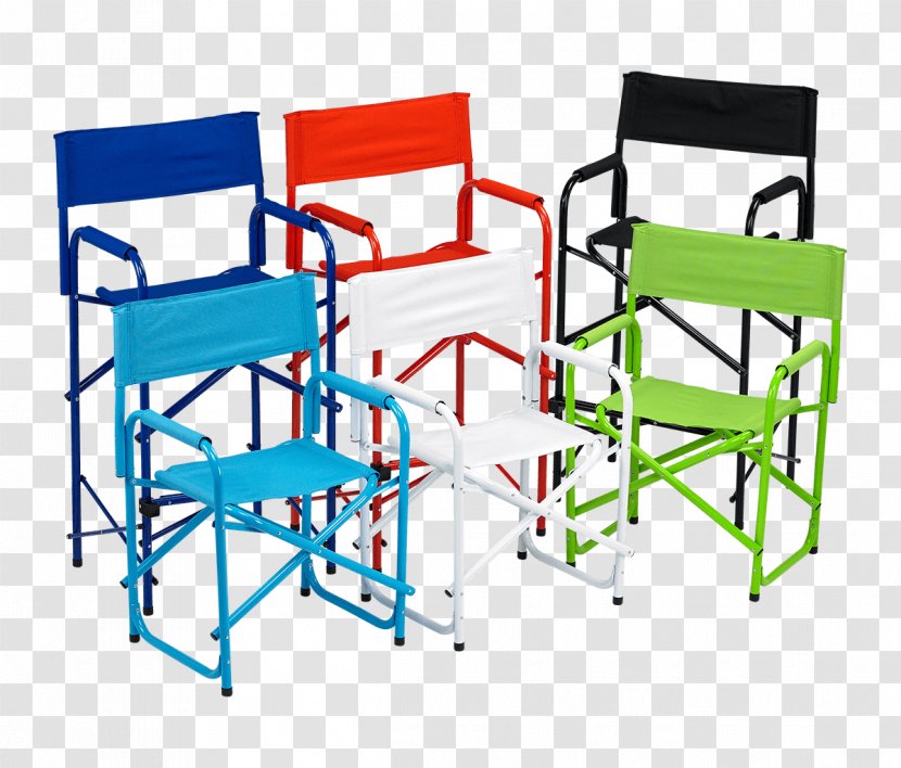 Folding Chair Table Director's Fauteuil - Furniture Transparent PNG