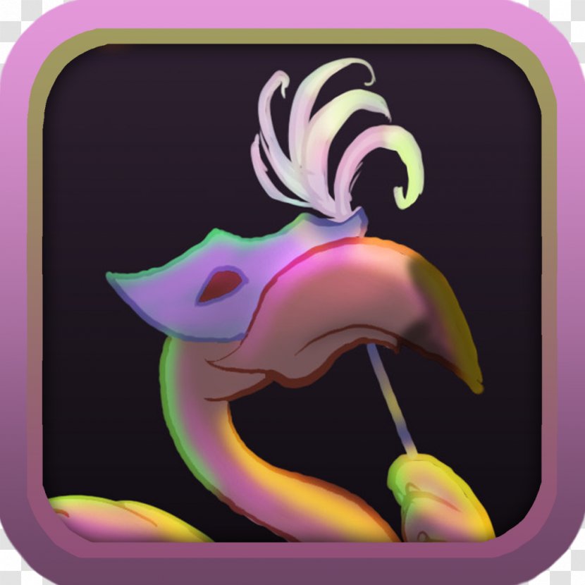 Purple Violet Cartoon - Fiction - Flamingos Transparent PNG