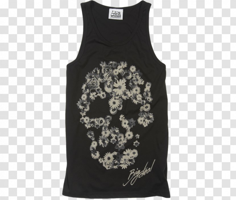 Gilets T-shirt Skull Sleeve Symbol Transparent PNG