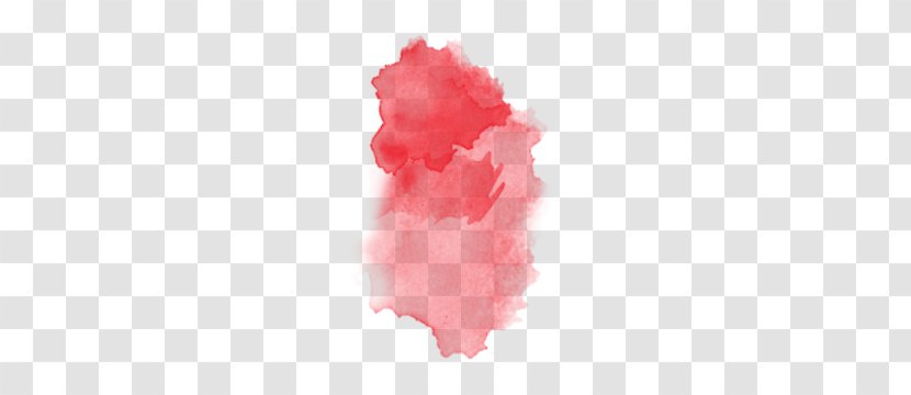 Red Coconut Water Color Peach - Paint Transparent PNG