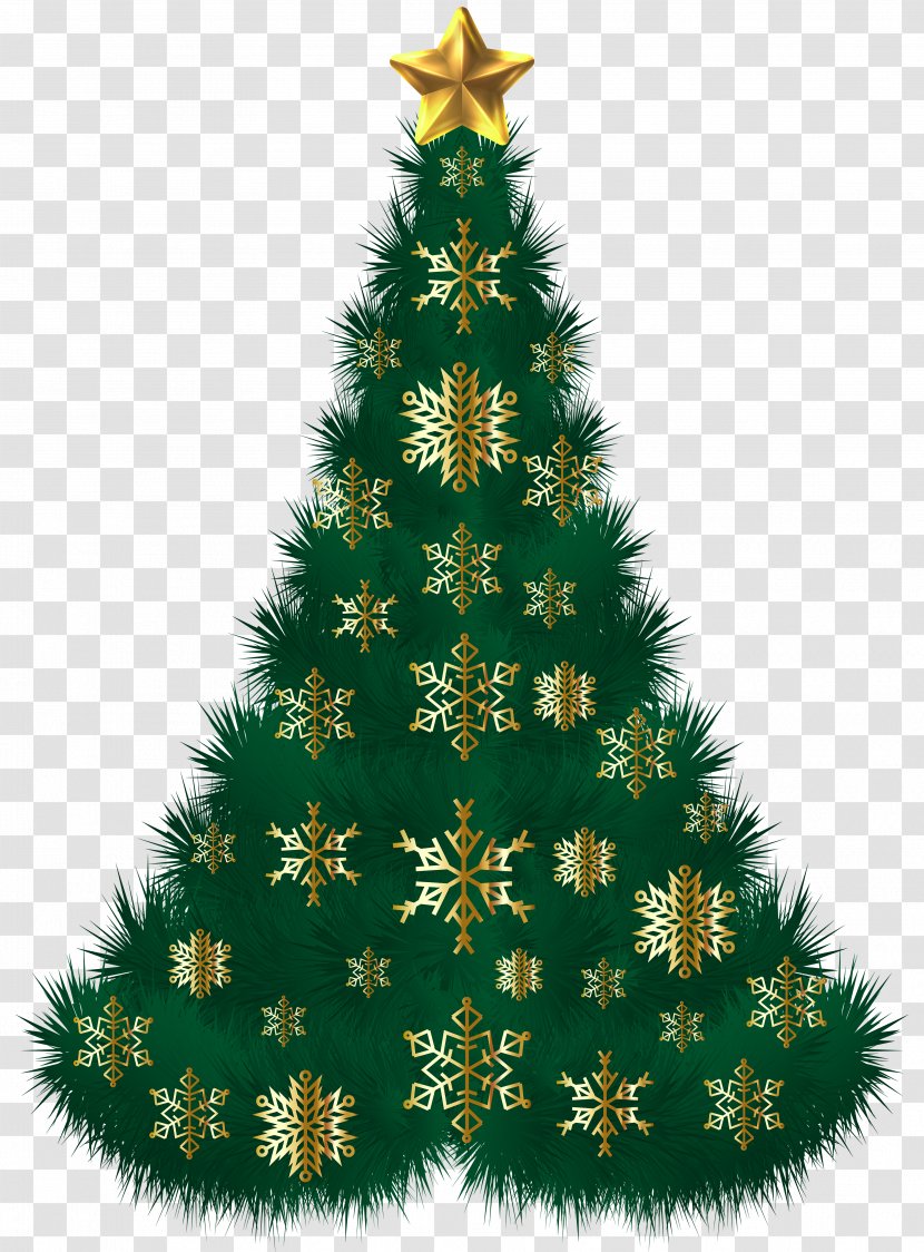 Christmas Tree Spruce Ornament Clip Art - New Year Transparent PNG