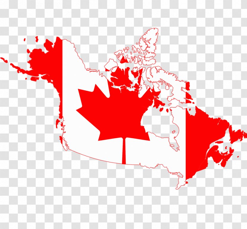 Flag Of Canada United States Map - Leaf - France Transparent PNG