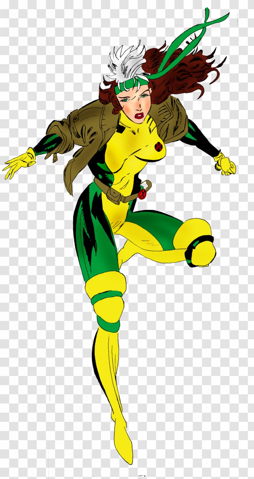 Superhero Costume Legendary Creature Clip Art - Yellow - X-men Comic Transparent PNG