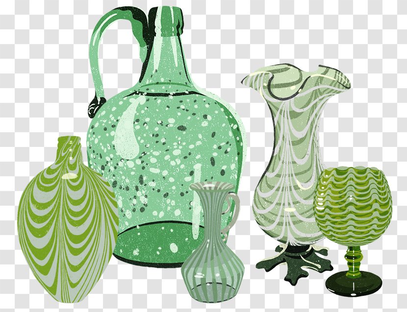 Nailsea Glassworks Glass Bottle Ceramic - Drinkware - Production Transparent PNG