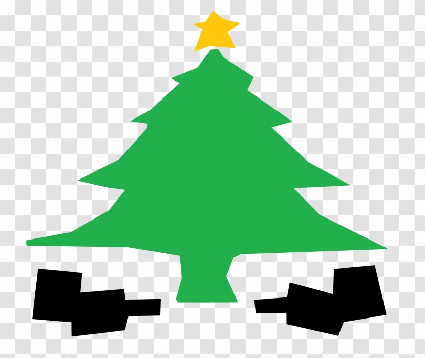 Christmas Tree Spruce Fir Clip Art - Line Transparent PNG