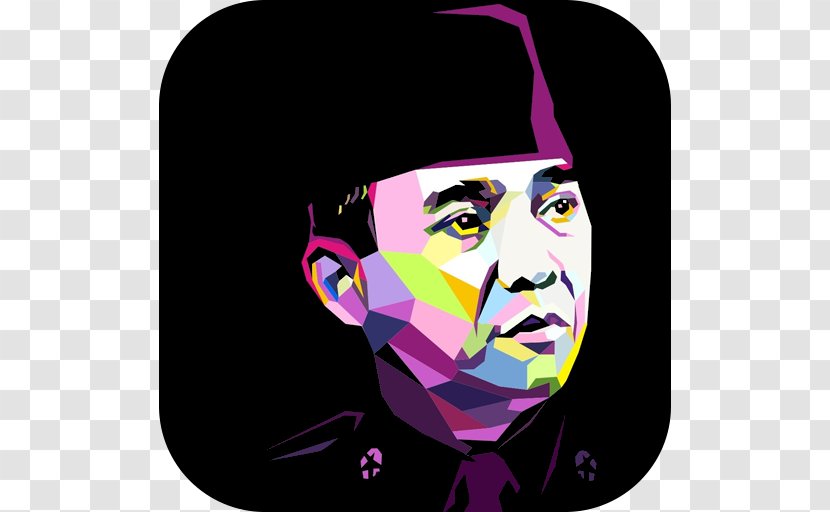 Art Indonesia WPAP Image Portrait - President Of - Wpap Logo Transparent PNG