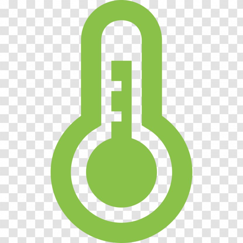 Meat Thermometer Temperature Font - Green - Degree Icon Transparent PNG