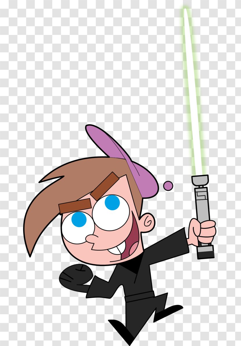 Timmy Turner Star Wars Day Jedi Art - Hand - May Fourth Youth Transparent PNG