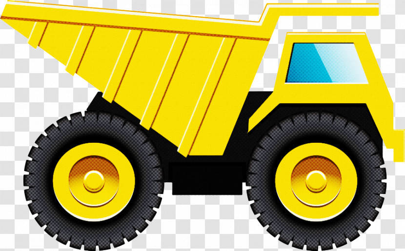 Vehicle Transport Yellow Wheel Automotive Wheel System Transparent PNG