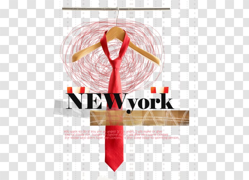 Poster Illustration - Text - Tie Hanger Transparent PNG