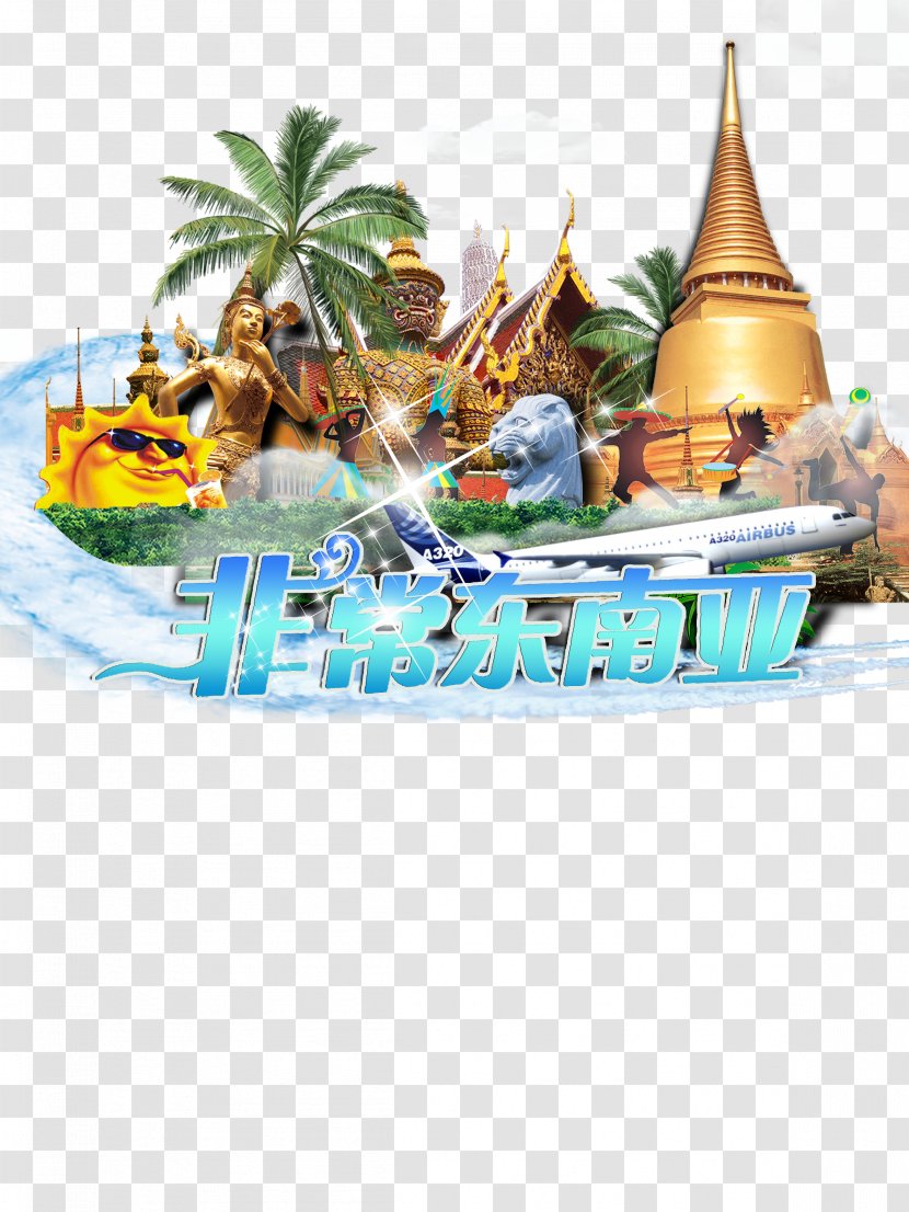 Thailand Tourism Poster Travel - Southeast Asia Transparent PNG
