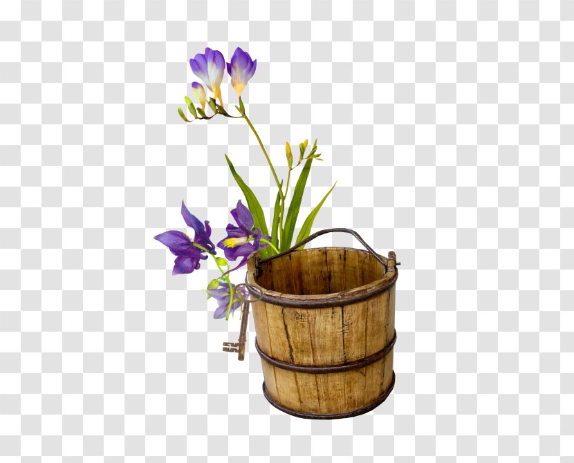 Flower Bucket - Vase Transparent PNG