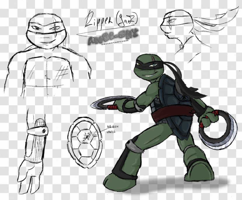 Drawing Teenage Mutant Ninja Turtles Character Art - TMNT Transparent PNG