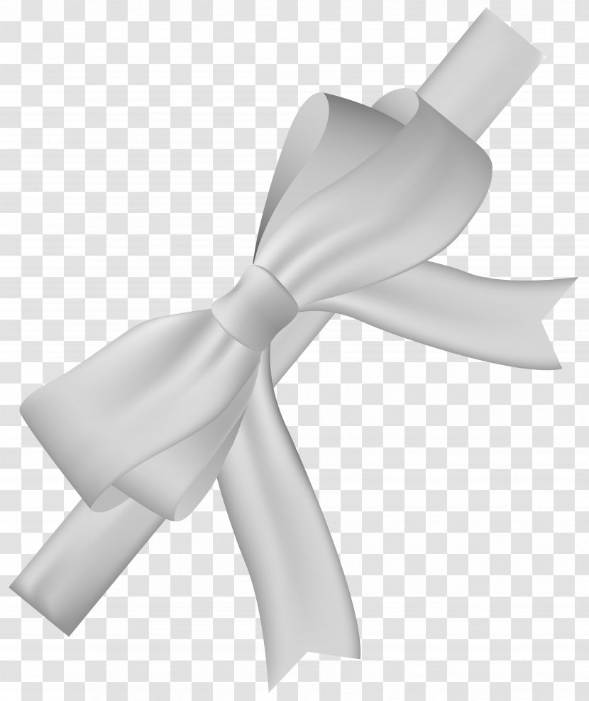 White Ribbon Clip Art - Fashion Accessory - Satin Transparent PNG
