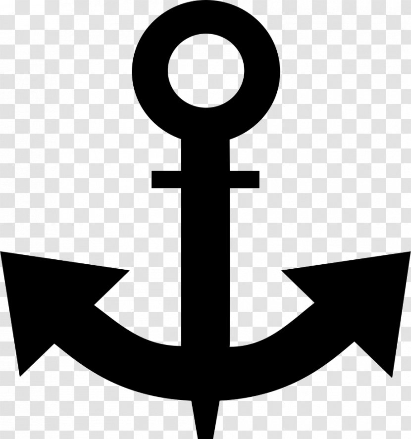 Anchor - Black And White - Imagen Svg Transparent PNG