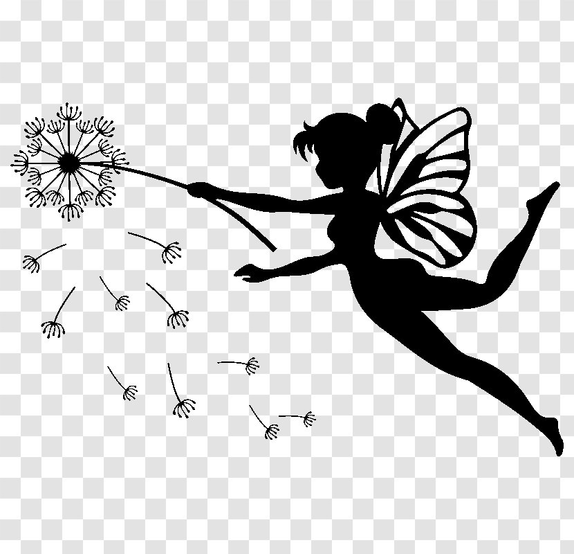 Silhouette Fairy Tinker Bell - Ballet Dancer Transparent PNG