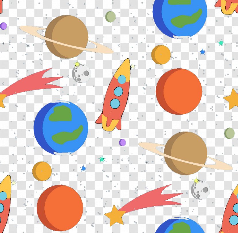 Cartoon Rocket Clip Art - Organism - Cute Background Transparent PNG