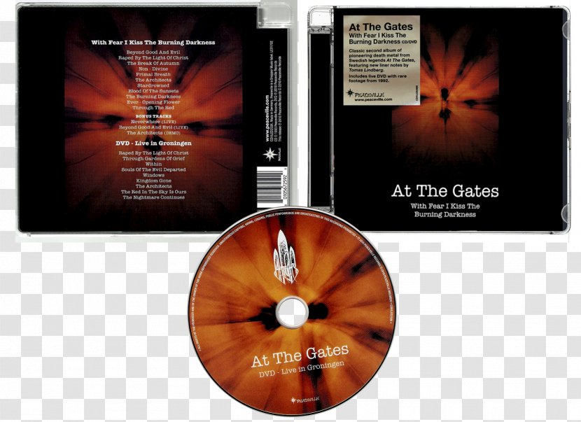 DVD At The Gates Melodic Death Metal Peaceville Records - Dvd Transparent PNG