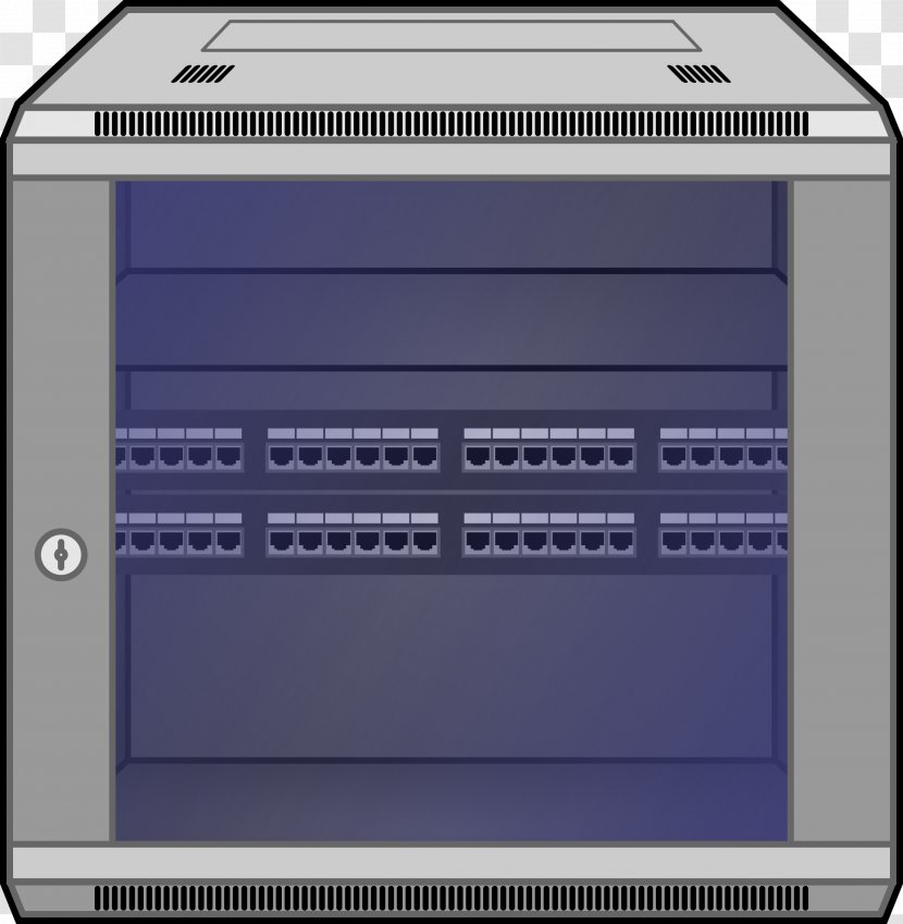 19-inch Rack Computer Servers Network Clip Art - Diagram Transparent PNG