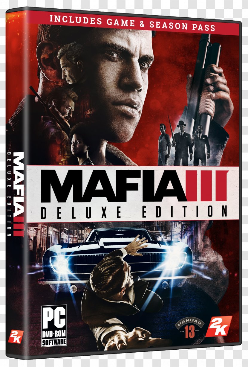 Mafia III Video Game PlayStation 4 2K Games - Downloadable Content - Action Figure Transparent PNG
