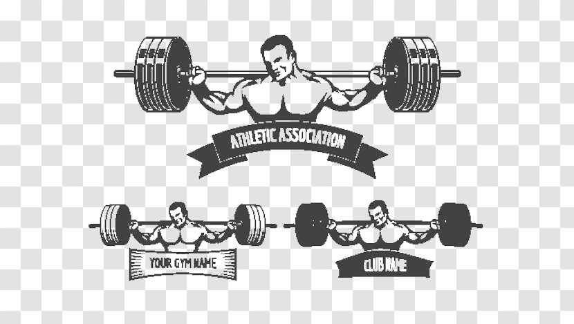 Logo Powerlifting Fitness Centre Illustration - Cartoon - Fashion LOGO Transparent PNG