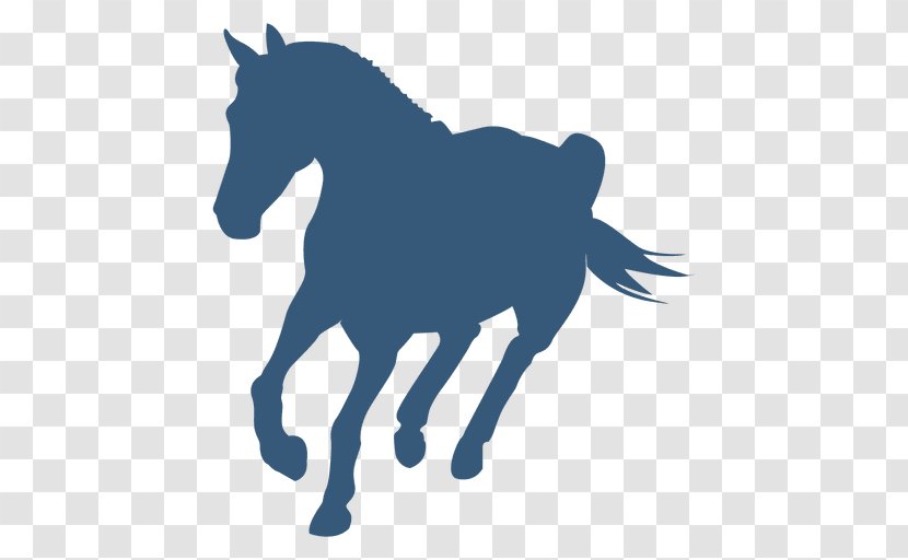 Mule Stallion Silhouette Mustang Pony - Horse Supplies Transparent PNG