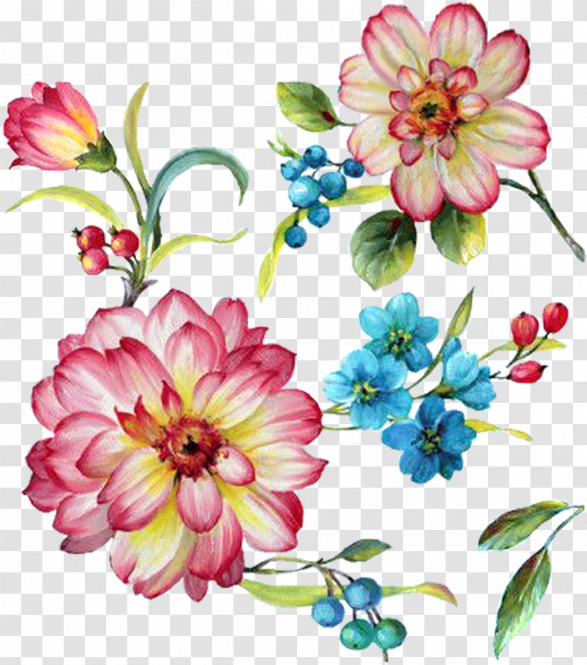 Watercolor Painting Art Image Illustration - Plant - Painted Flowers Download Transparent PNG